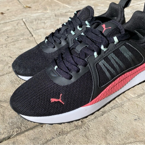 Puma Pacer Net Cage Black Running Shoes - Picture 8 of 13